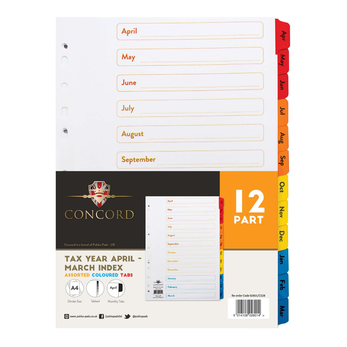 Concord Mylar Multicolour Fiscal Index (April-March)
