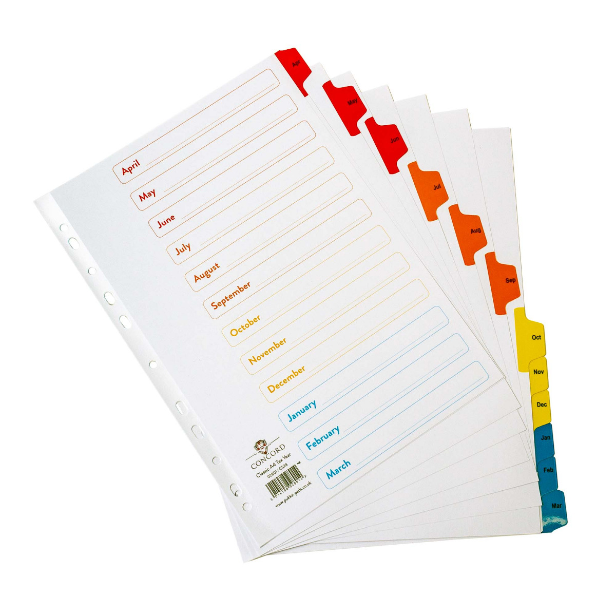 Concord Mylar Multicolour Fiscal Index (April-March)