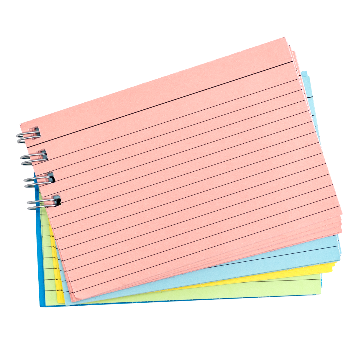 Concord Pastel Wirebound  6x4" Revison Cards - 1 Pack of 52 Revision Cards