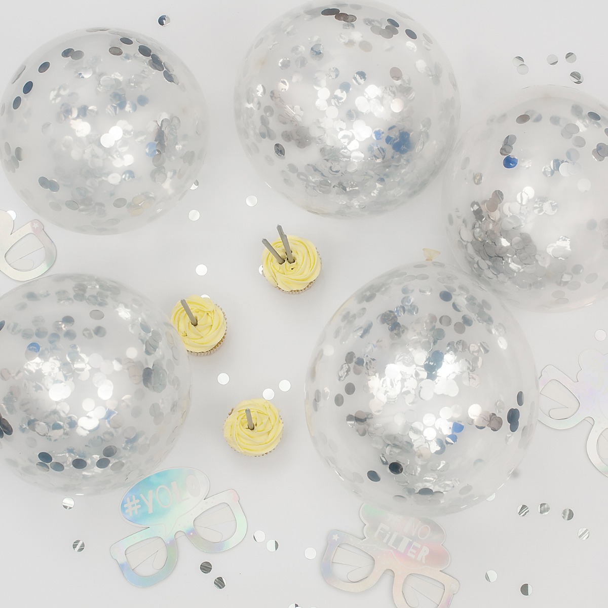 No. 12 Balloons Silver No. 12 Balloons Silver