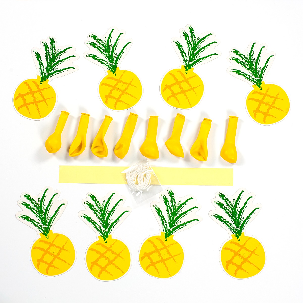 Pukka Party Make Your Own Pineapple Balloon Garland Kit with Balloons