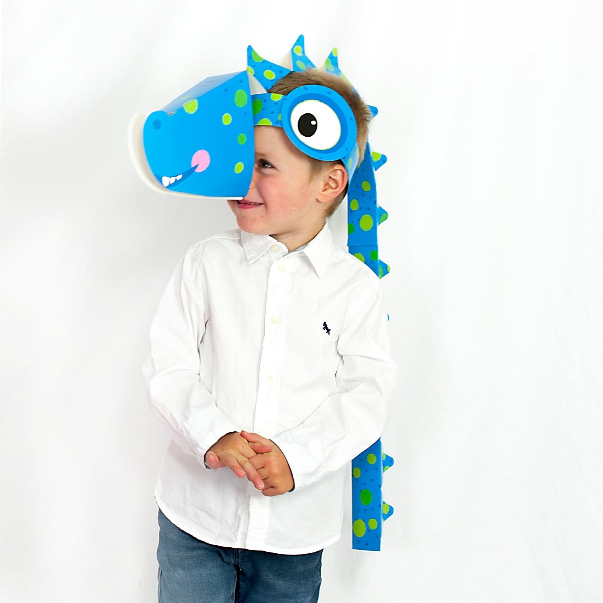 Pukka Party Dinosaur Fancy Dress Headpiece