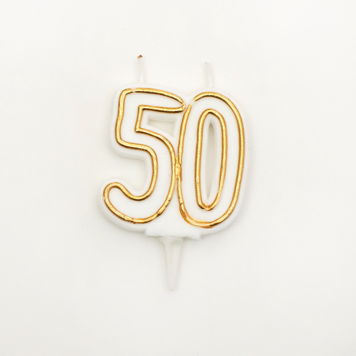 Pukka Party Age 50 Gold Milestone Candle