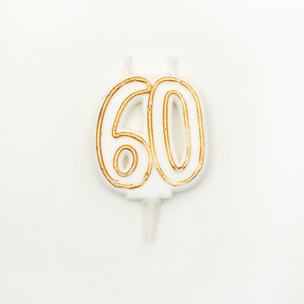 Pukka Party Age 60 Gold Milestone Candle