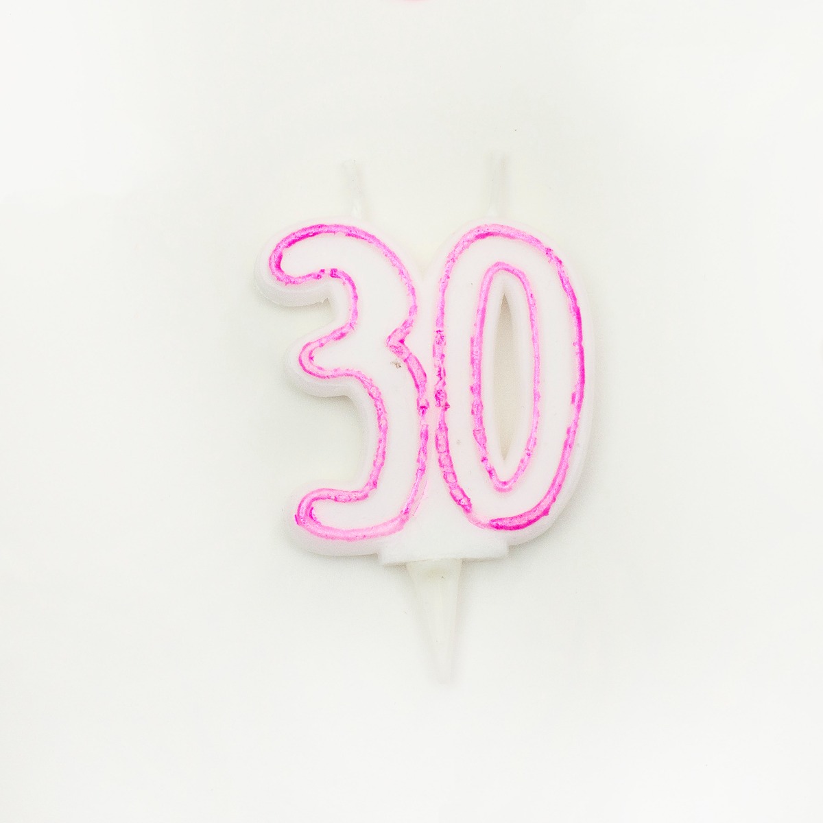 Pukka Party Age 30 Pink Milestone Candle
