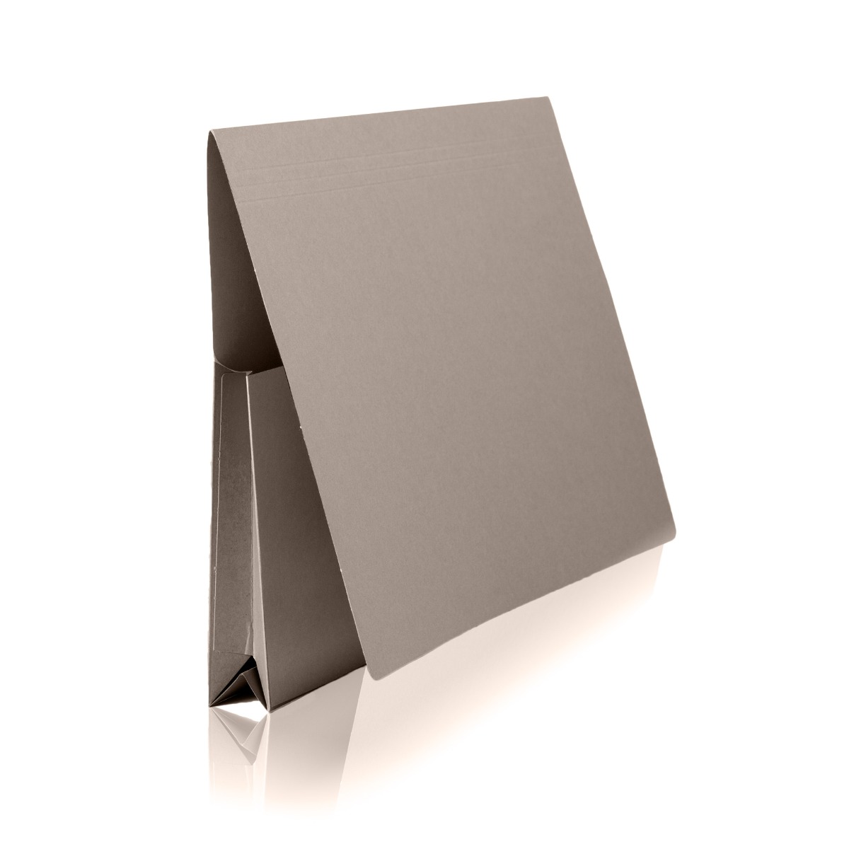 Concord Foolscap Full Flap Document Wallet in Grey - Pack of 5