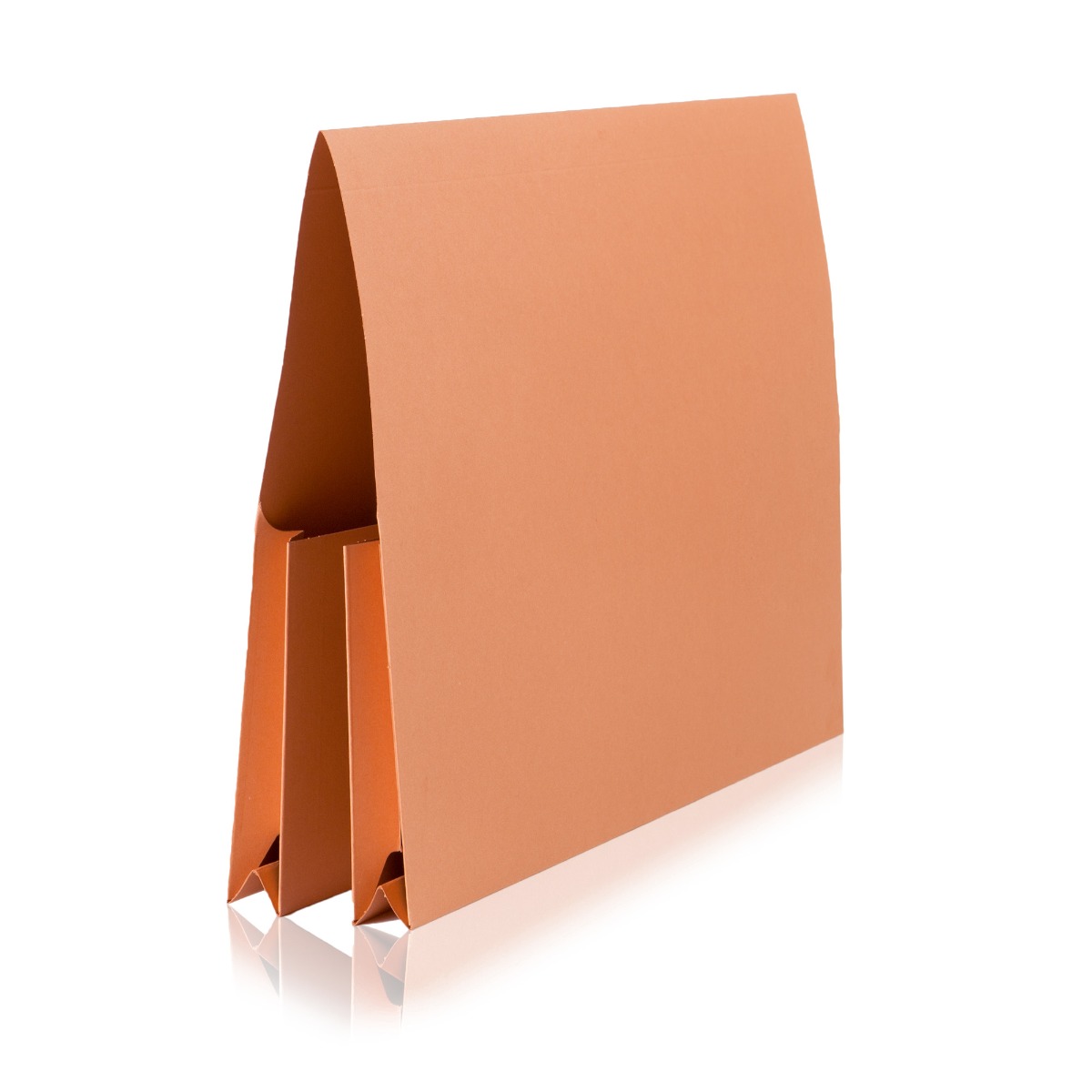 Concord Double Pocket Foolscap Wallet in Orange - Pack of 25