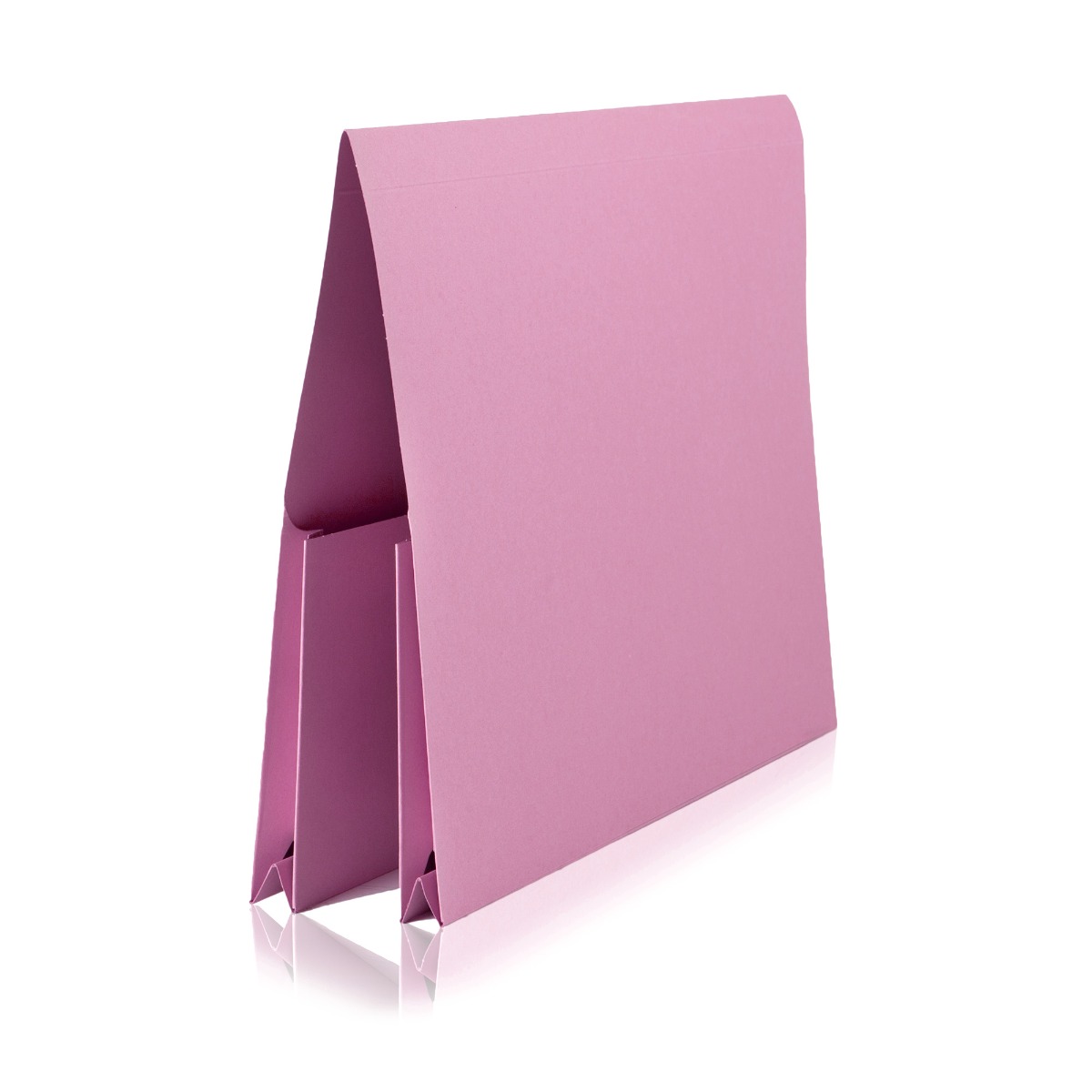 Concord Double Pocket Foolscap Wallet in Pink - Pack of 25