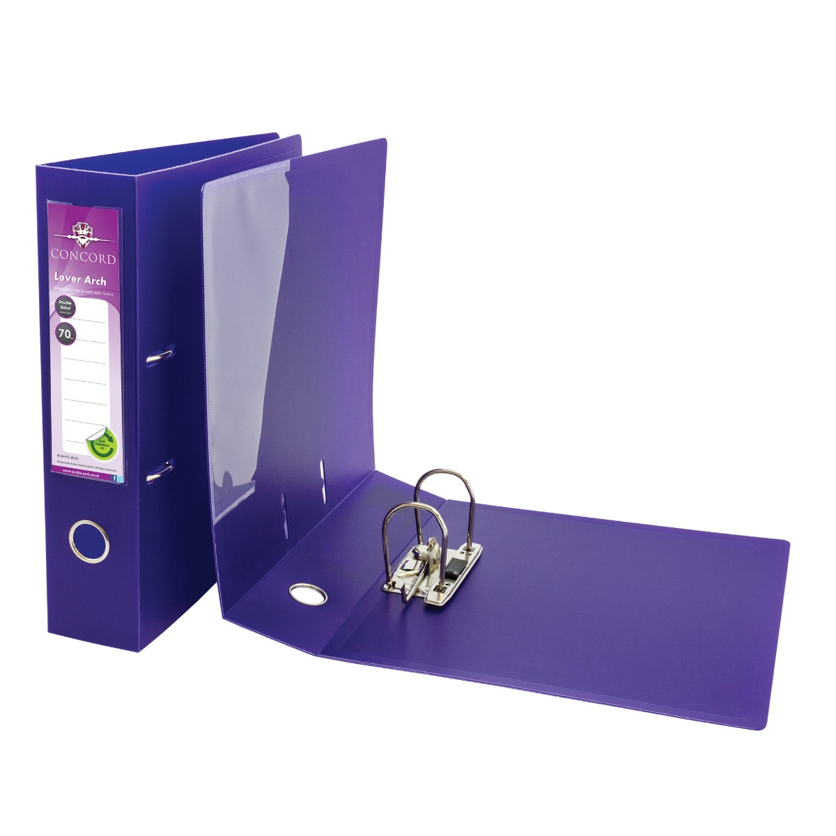 Business Source Slanted D-ring Binders - 4