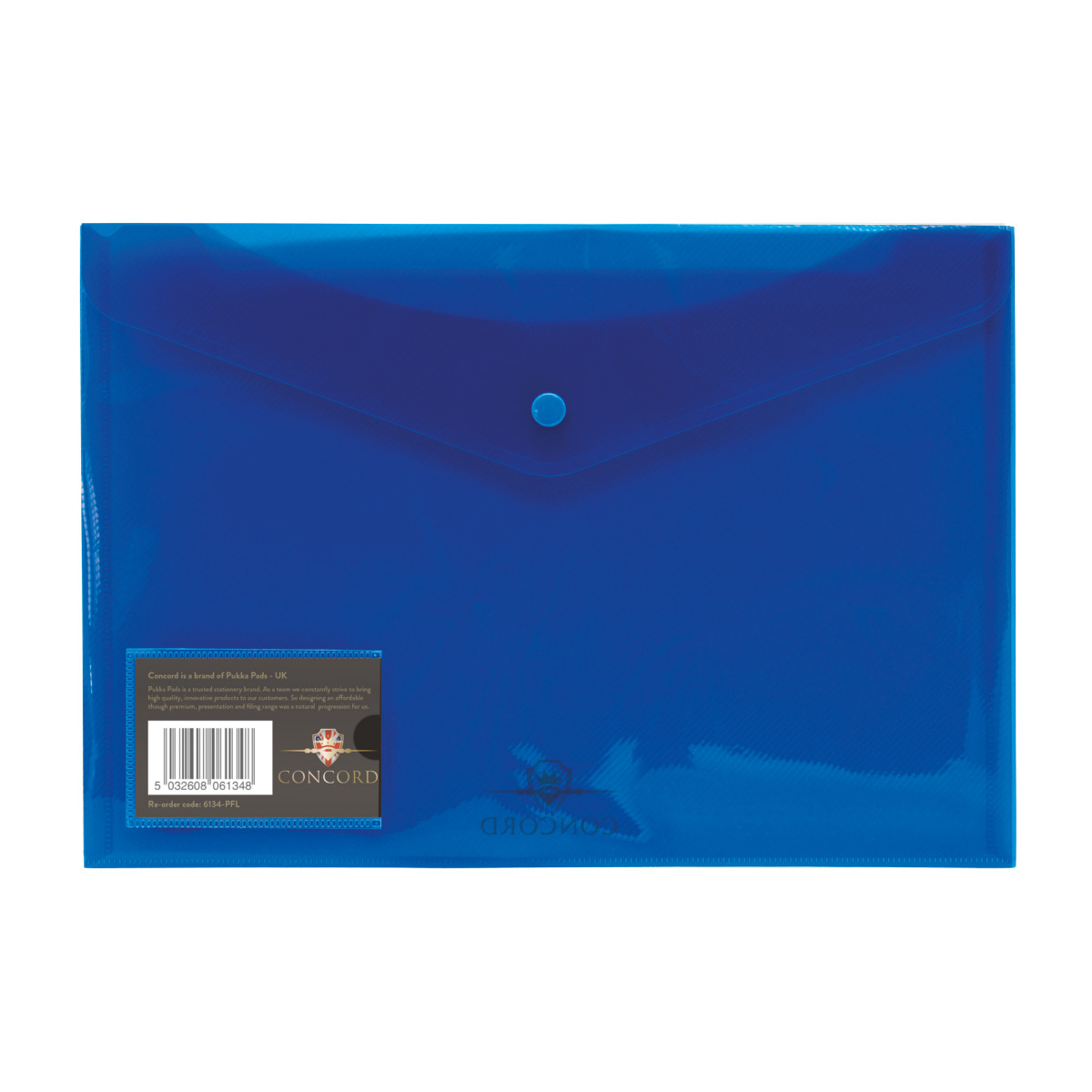 Pukka Pads PP Blue A4 Stud Wallet - Pack of 5
