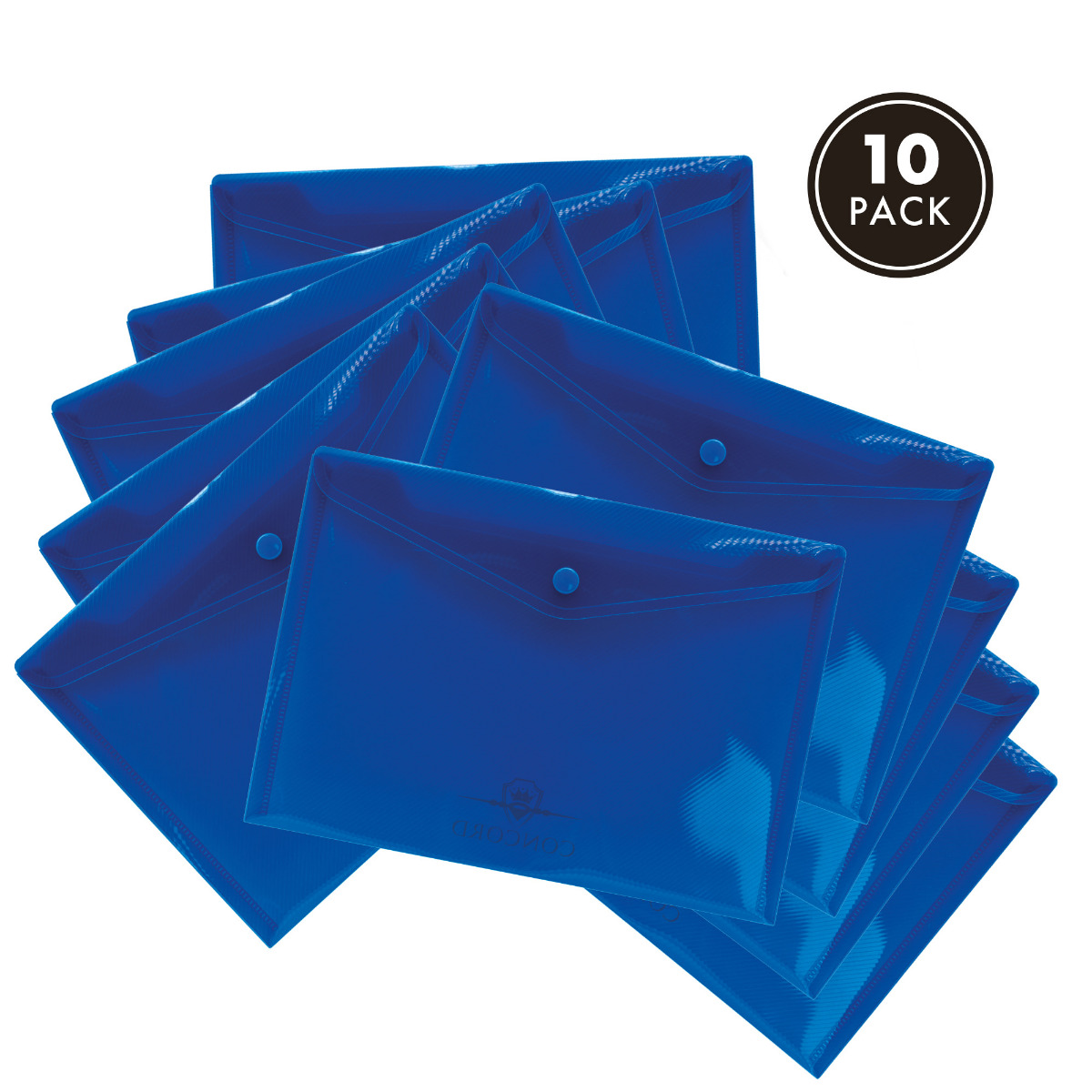 Pukka Pads PP Blue A5 Stud Wallet - Pack of 10
