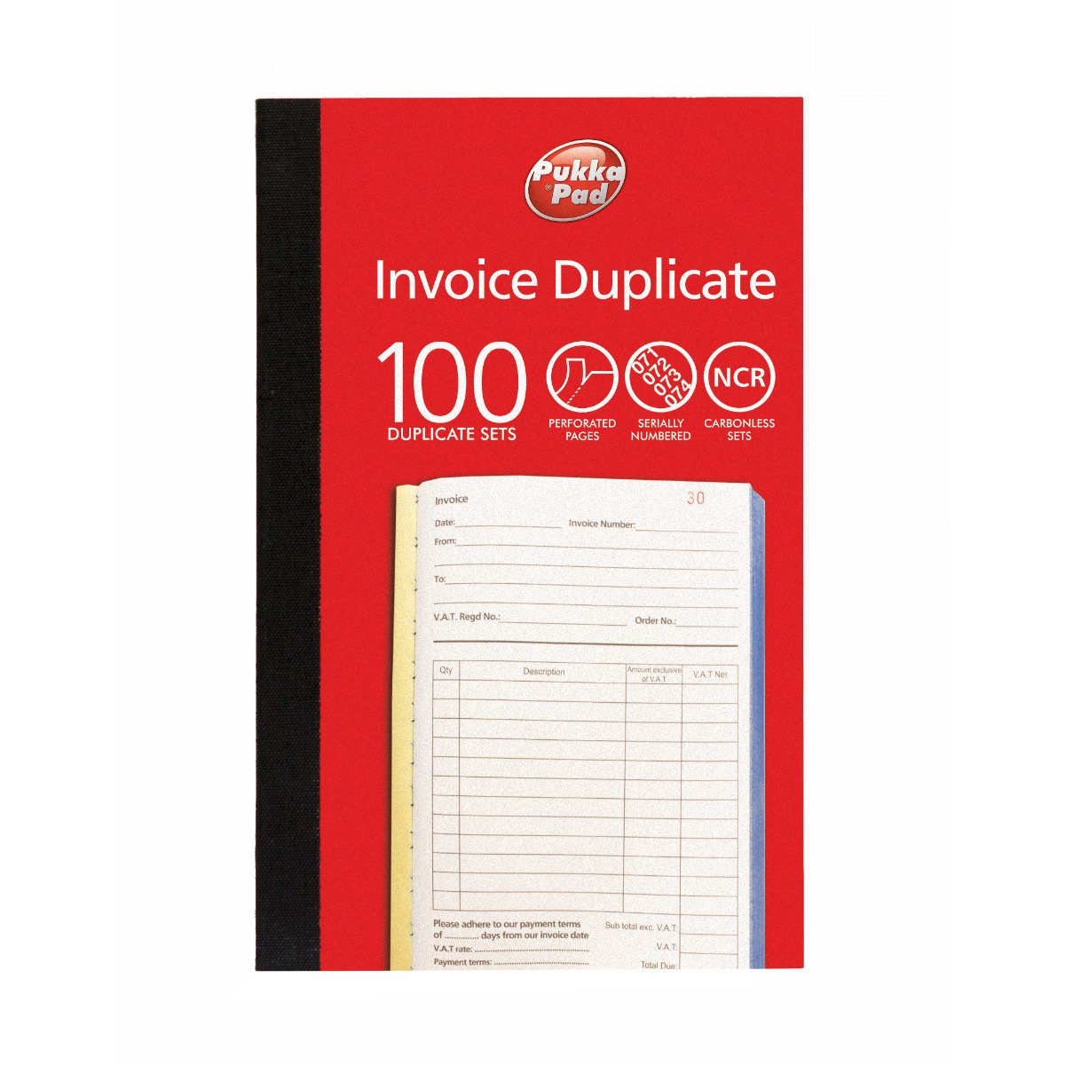Pukka Pads Invoice Duplicate Book 210 x 130mm - Pack of 5