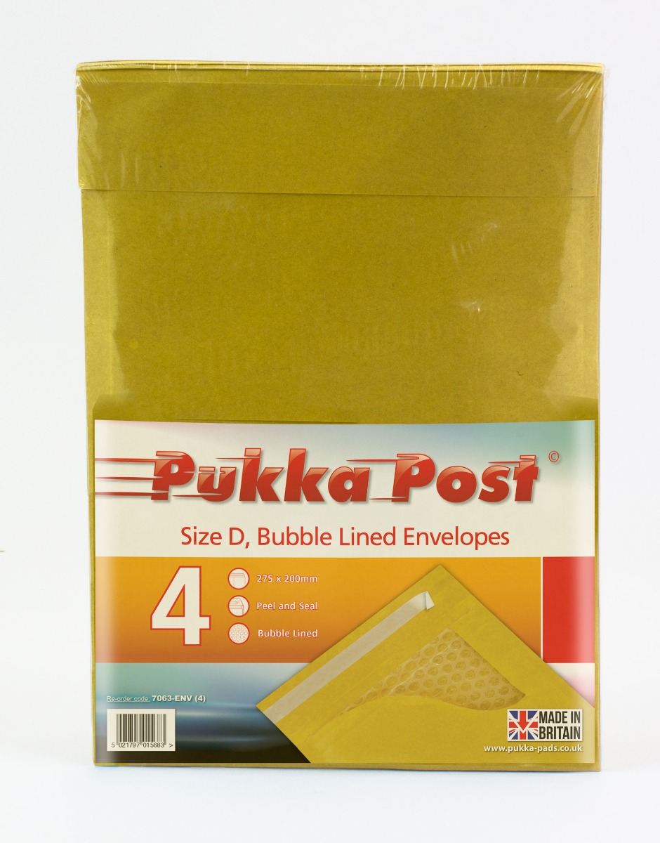 Bubble Envelope Dimensions