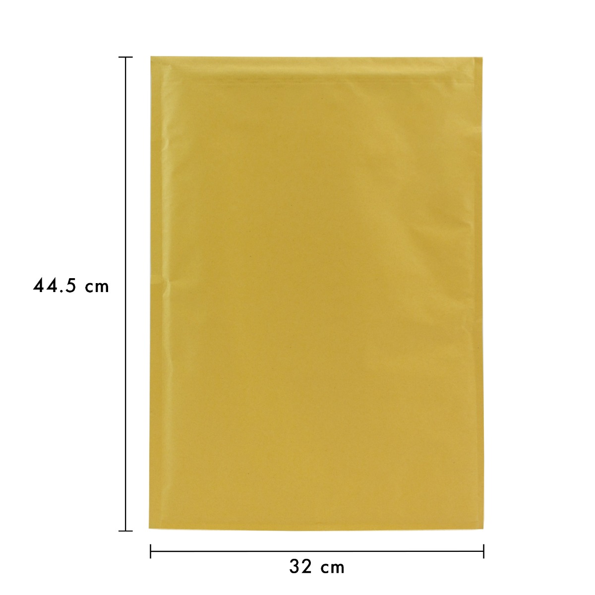 Gold Bubble Envelope 320mm X 445mm, Size J - Pack of 10