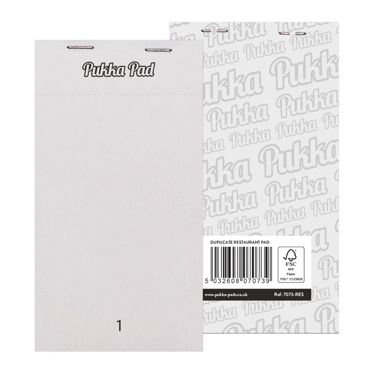 Pukka Duplicate Restaurant Pad 140 x 76mm (PAD20)