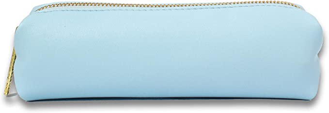 Carpe Diem Slim Pencil Case - Sky Blue
