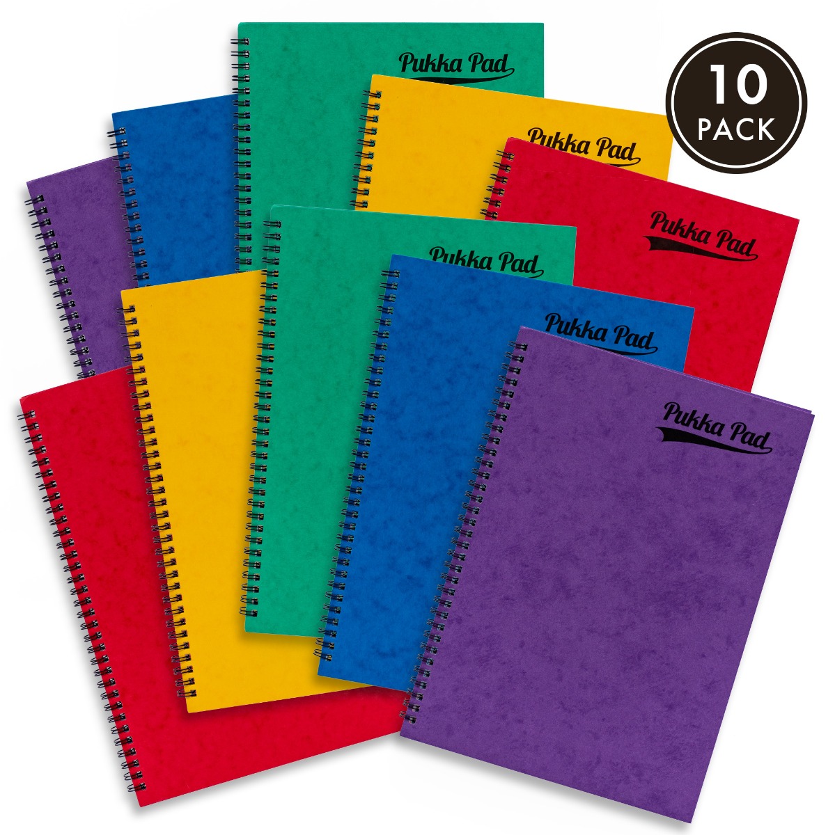 Pukka Pads Pressboard A4 120 Page Side Bound Pad - Pack of 10