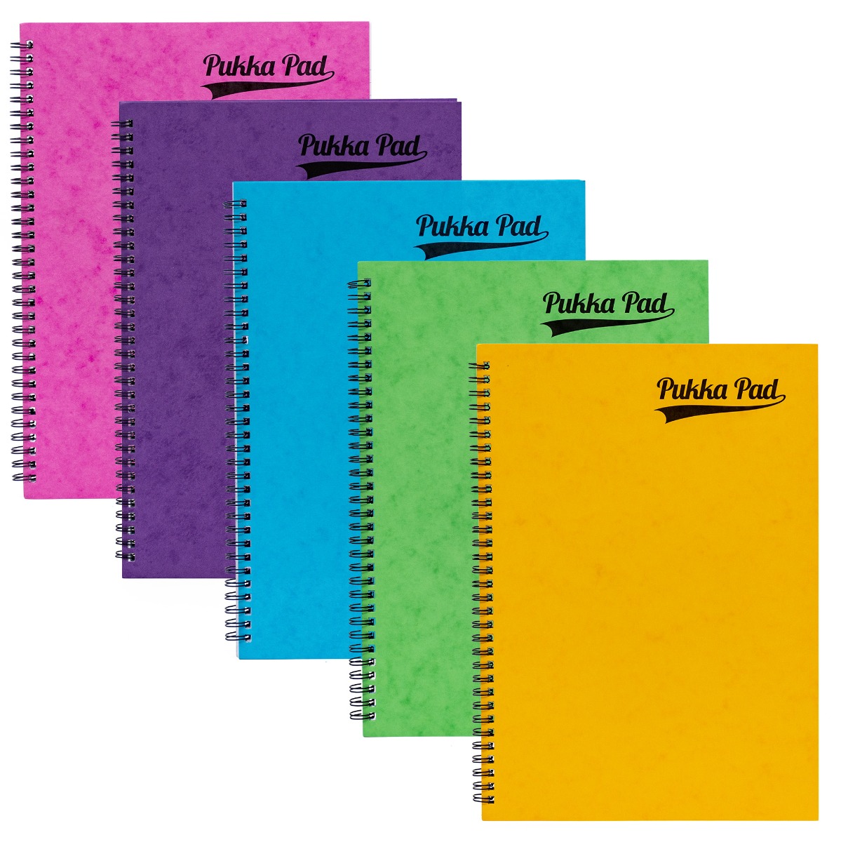 Pukka Pads Pressboard Brights A4 120 Page Side Bound Pad - Pack of 10