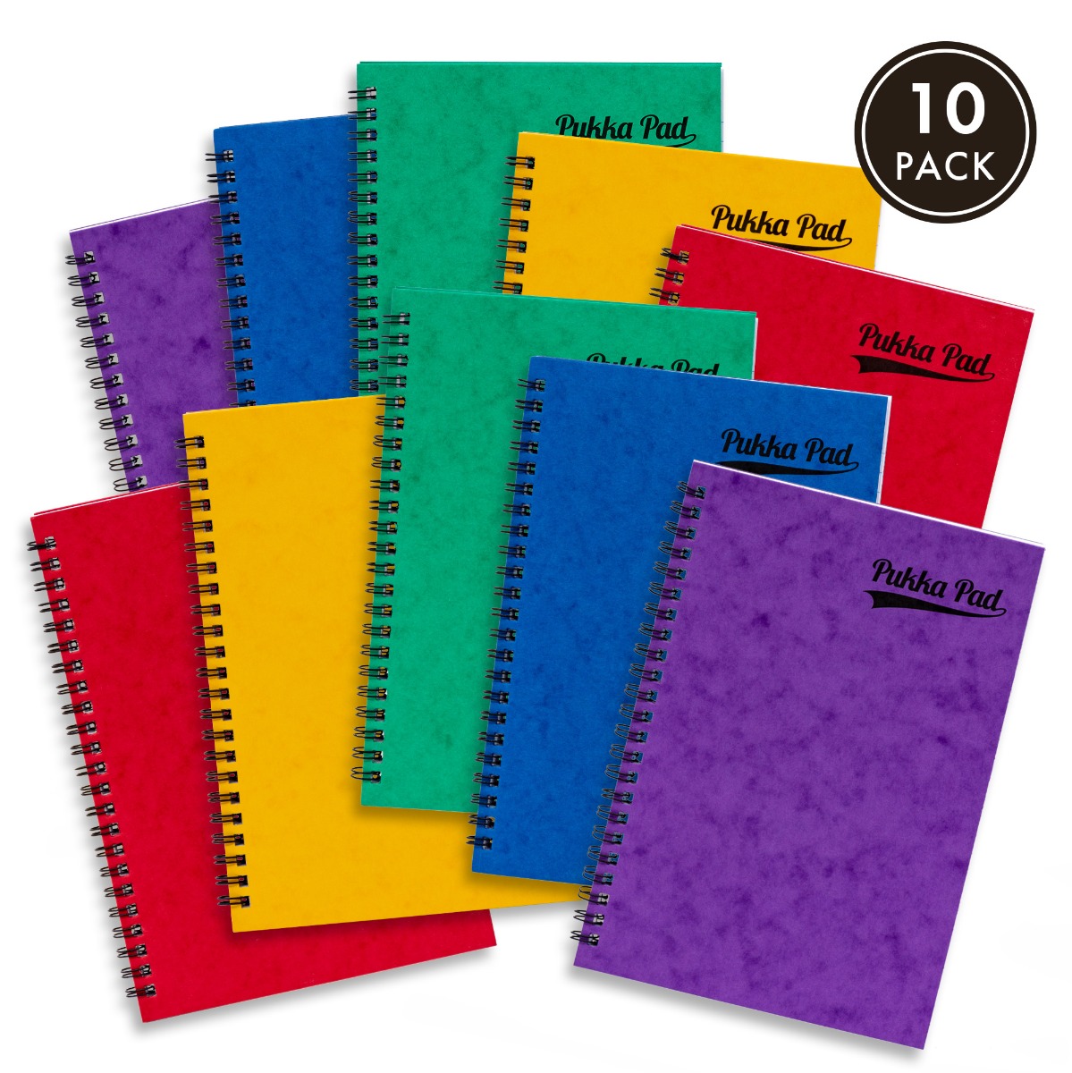 Pressboard A5 120 Page Notepad - Pack of 10