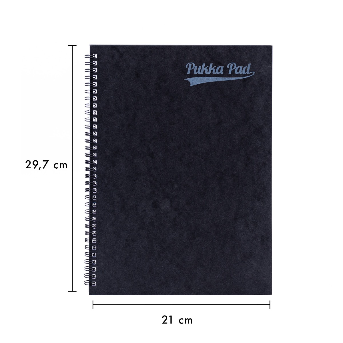 Pukka Pads Pressboard A4 120 Page Side Bound Pad in Black - Pack of 10