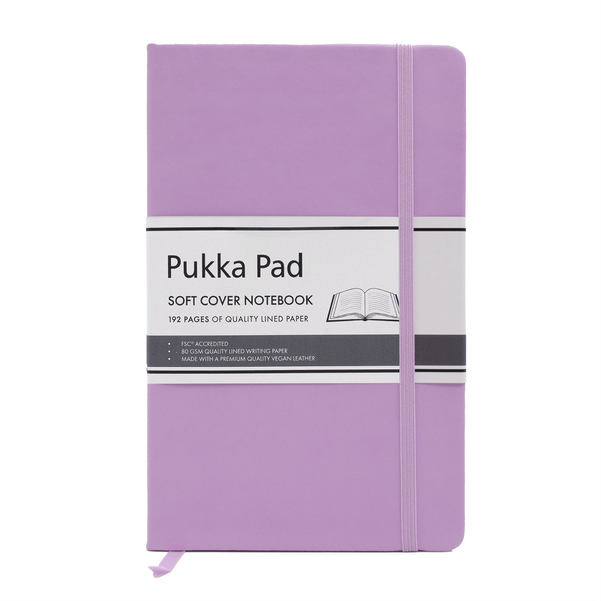Pukka Pads Signature Soft Cover Lined Notebook in Purple