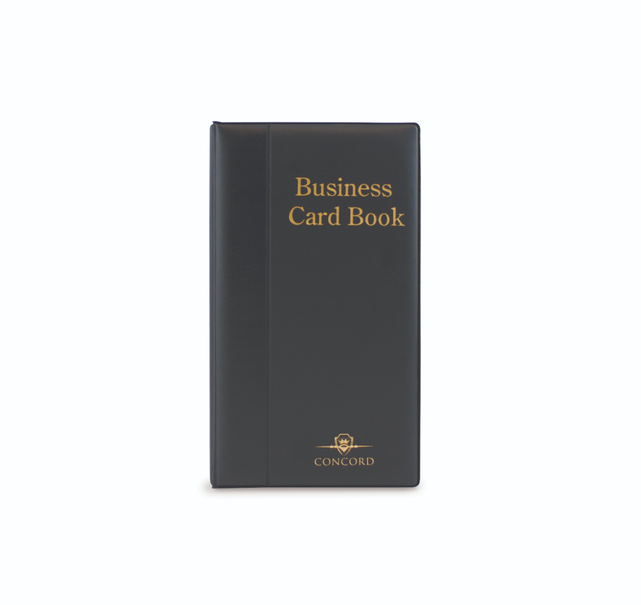 Concord Business Card Book - Black 165mm x 297mm Small Binder