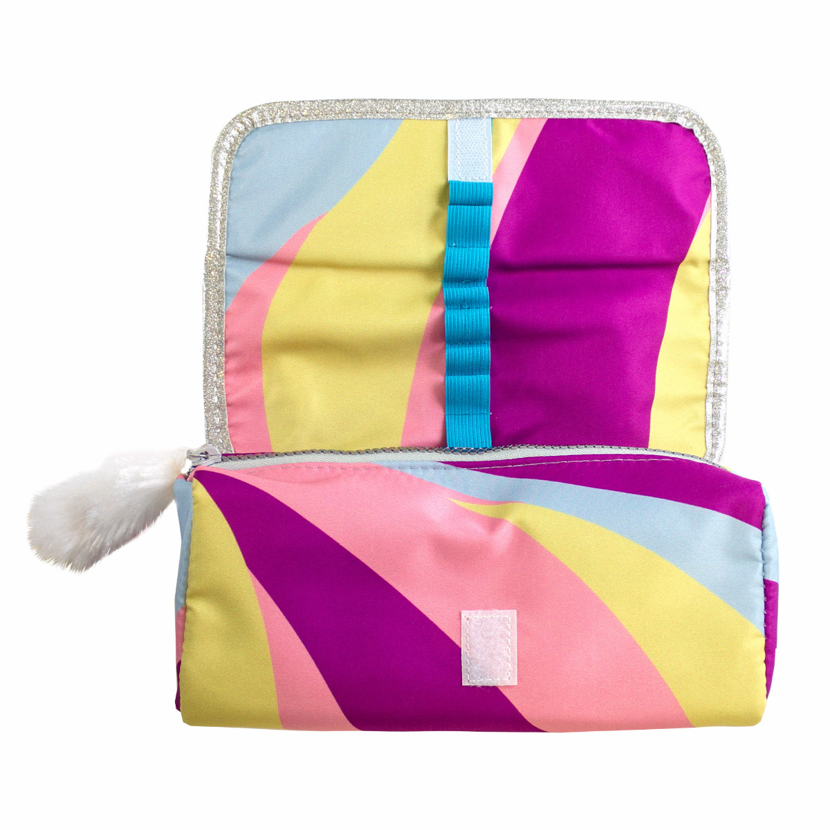 Pukkaliscious Roll Up Fluffy Cat Pencil Case