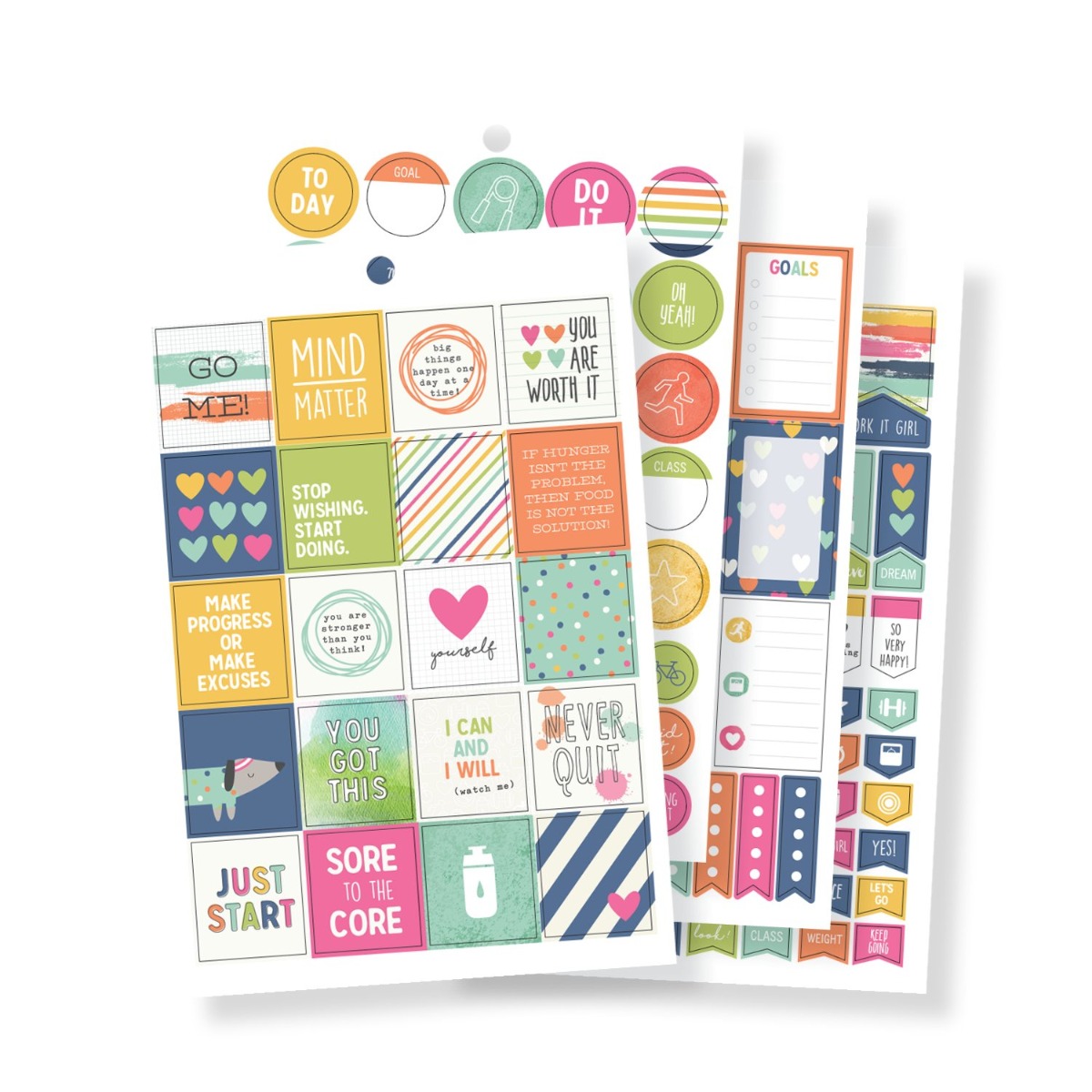 Carpe Diem Sticker Tablet - Fitness