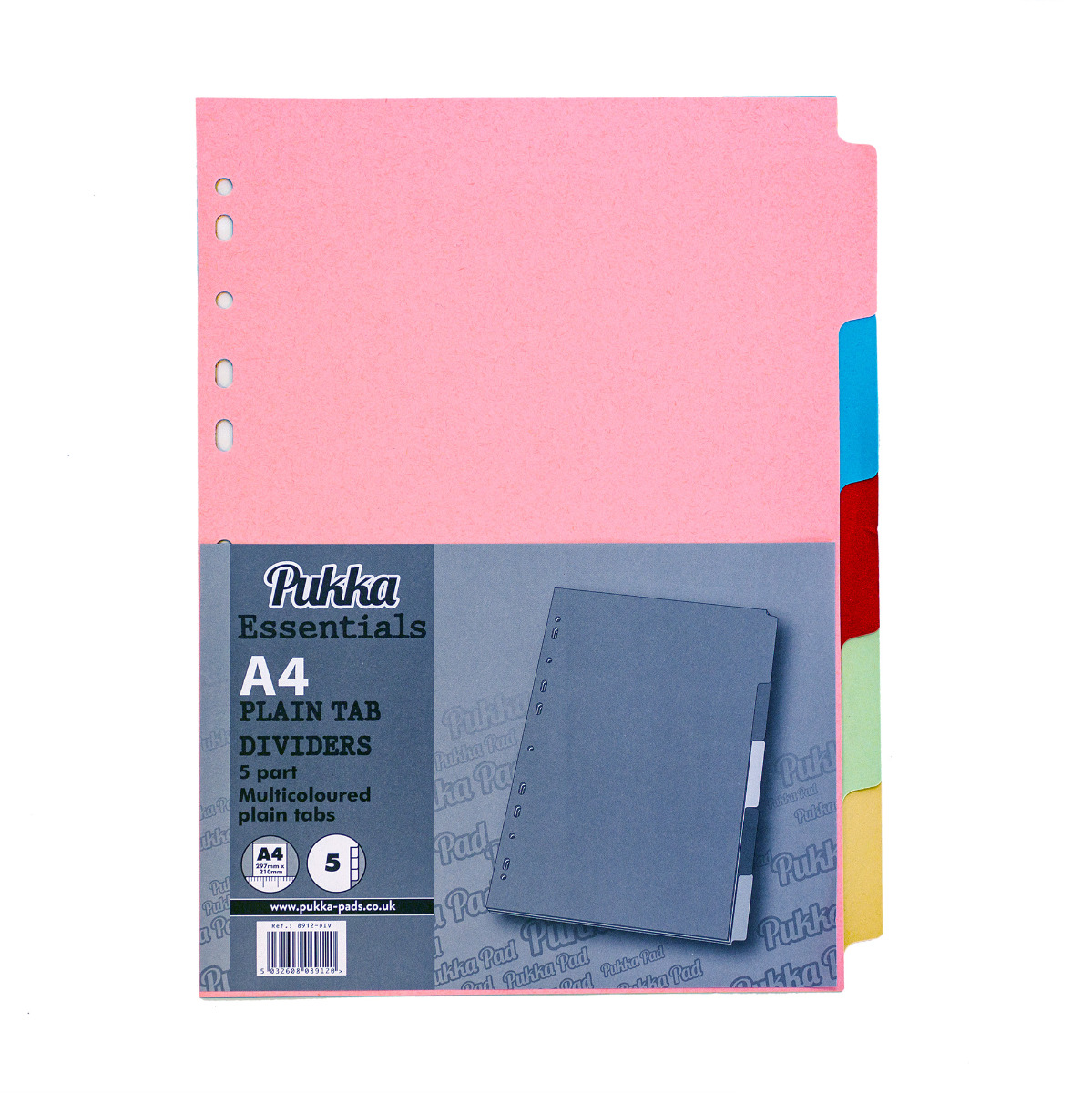 Pukka Pads Pastel A4 5 Part Dividers