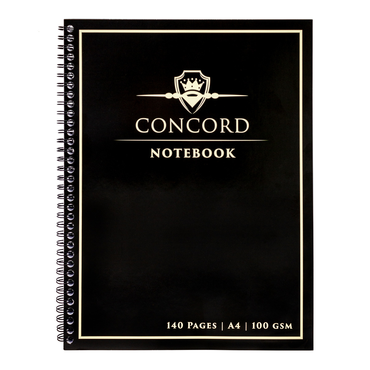 A4 140 Page Jotta Black - Concord by Pukka Pads