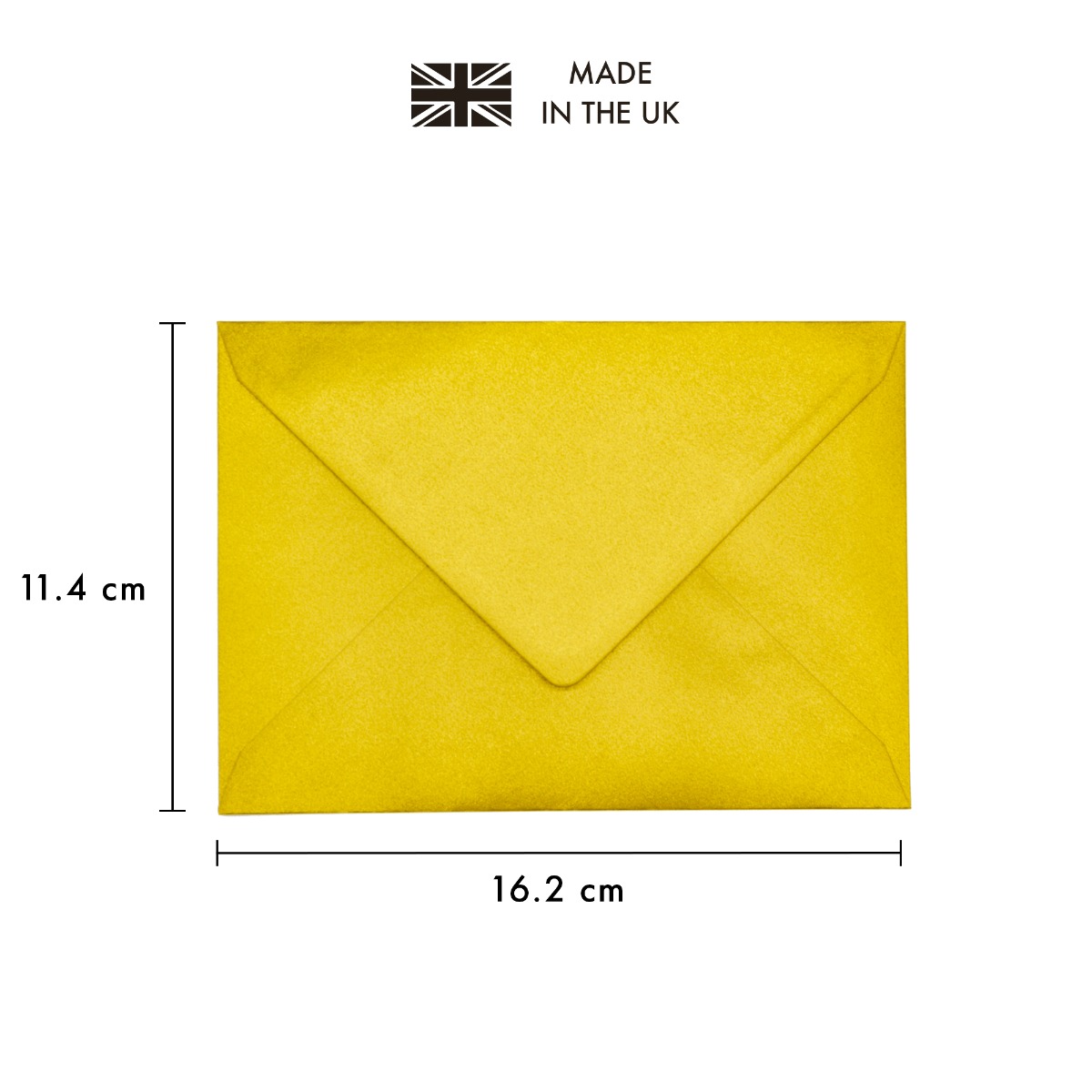 Pukka Post & Packaging C6 Gold Envelopes - Pack of 25