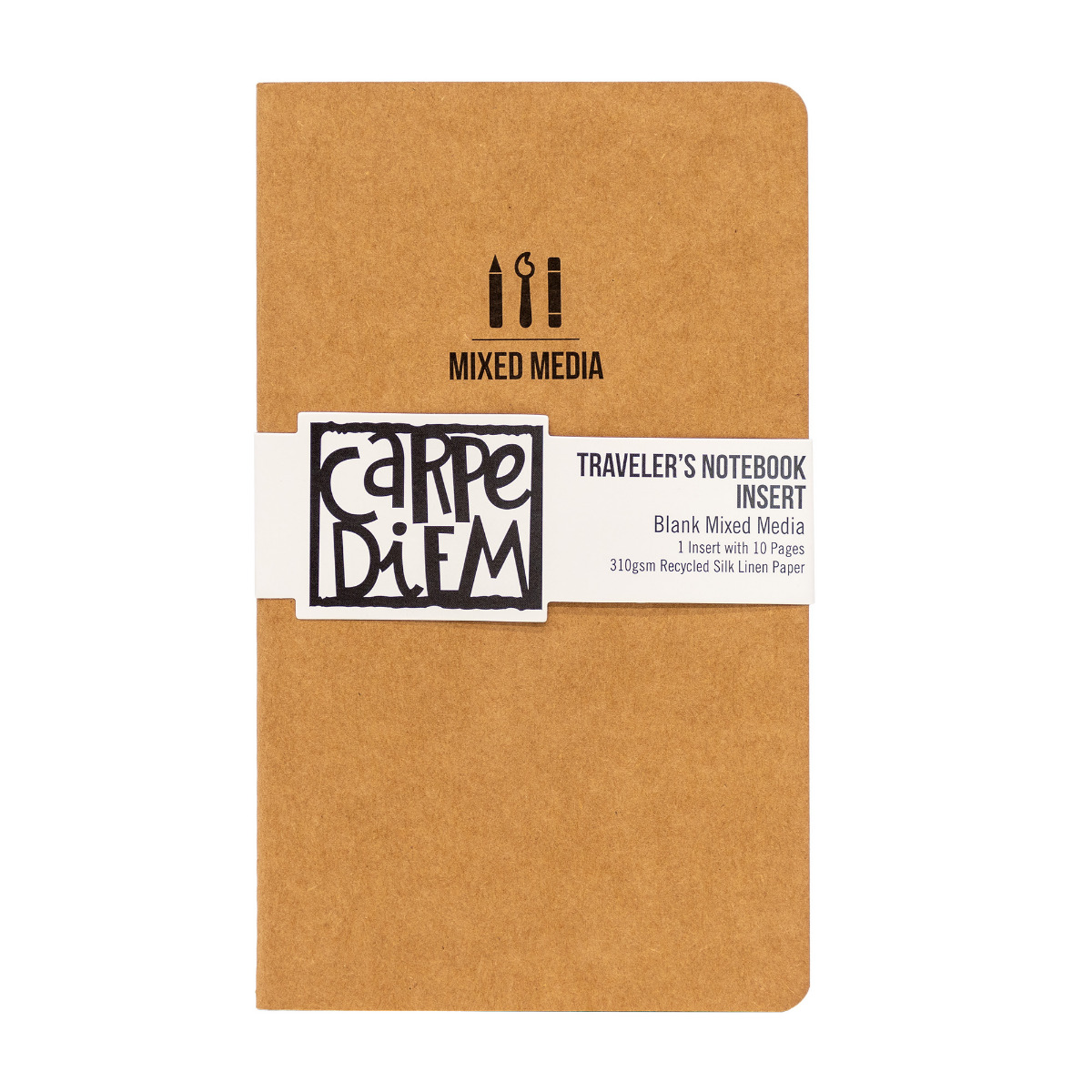 Carpe Diem Mixed Media 310 GSM Silk Paper Notebook Holder Insert