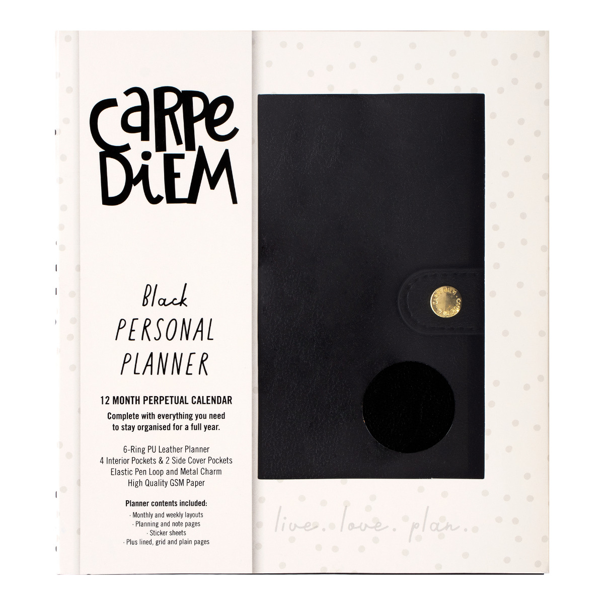 Leather Pocket Calendar Cover - Pocket Planner Holder