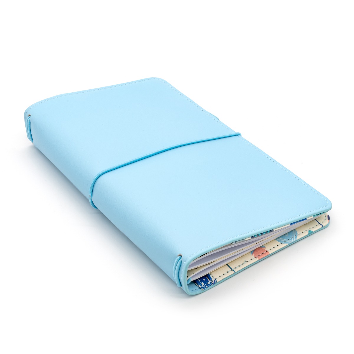 Carpe Diem Traveller Notebook Holder- Sky Blue