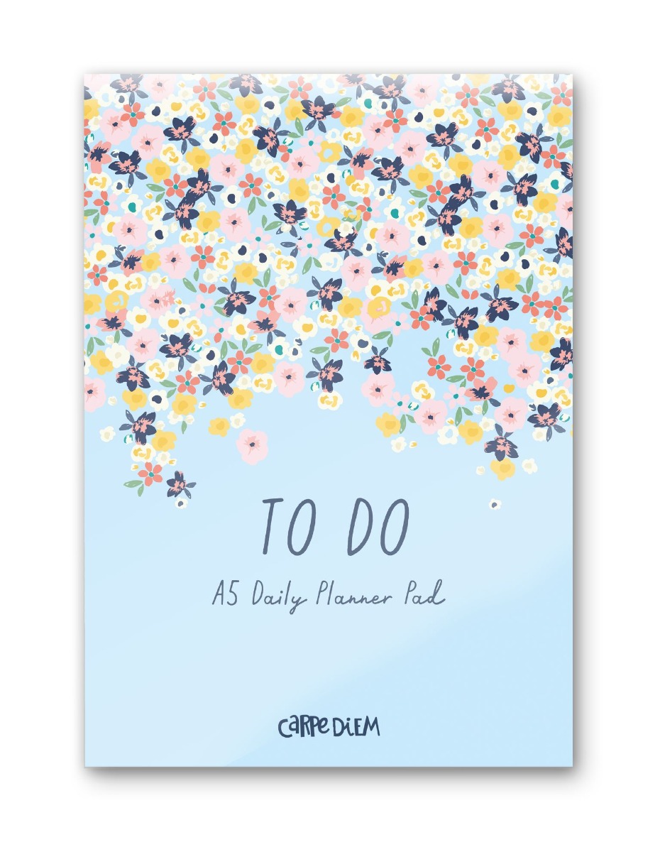 Carpe Diem Daily Planner Pad - Ditsy Floral