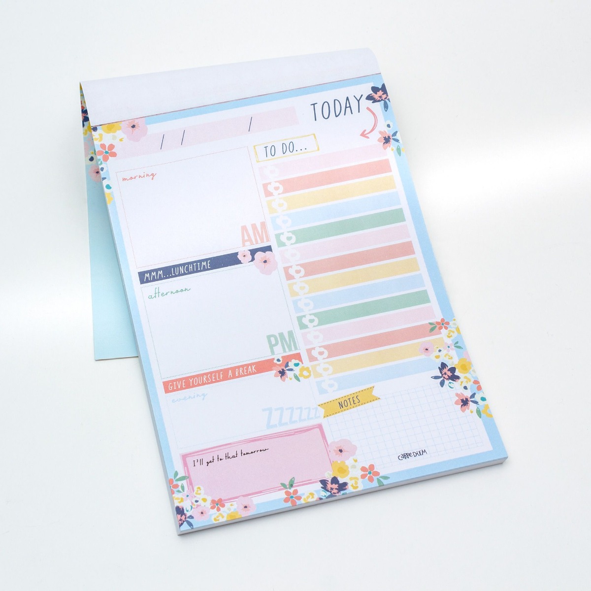 Carpe Diem Daily Planner Pad - Ditsy Floral