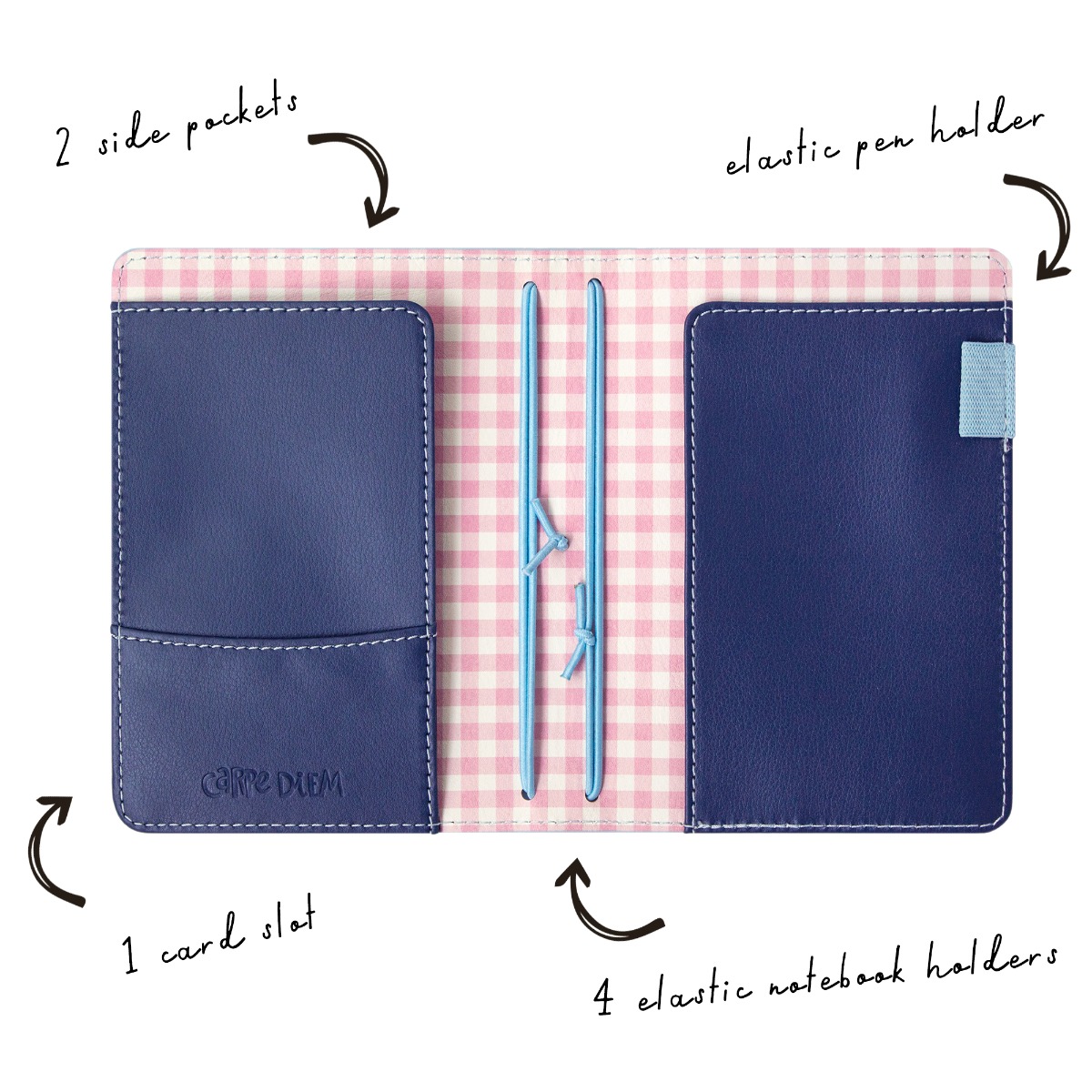 Carpe Diem A6 Notebook and Passport Holder - Ditsy Floral