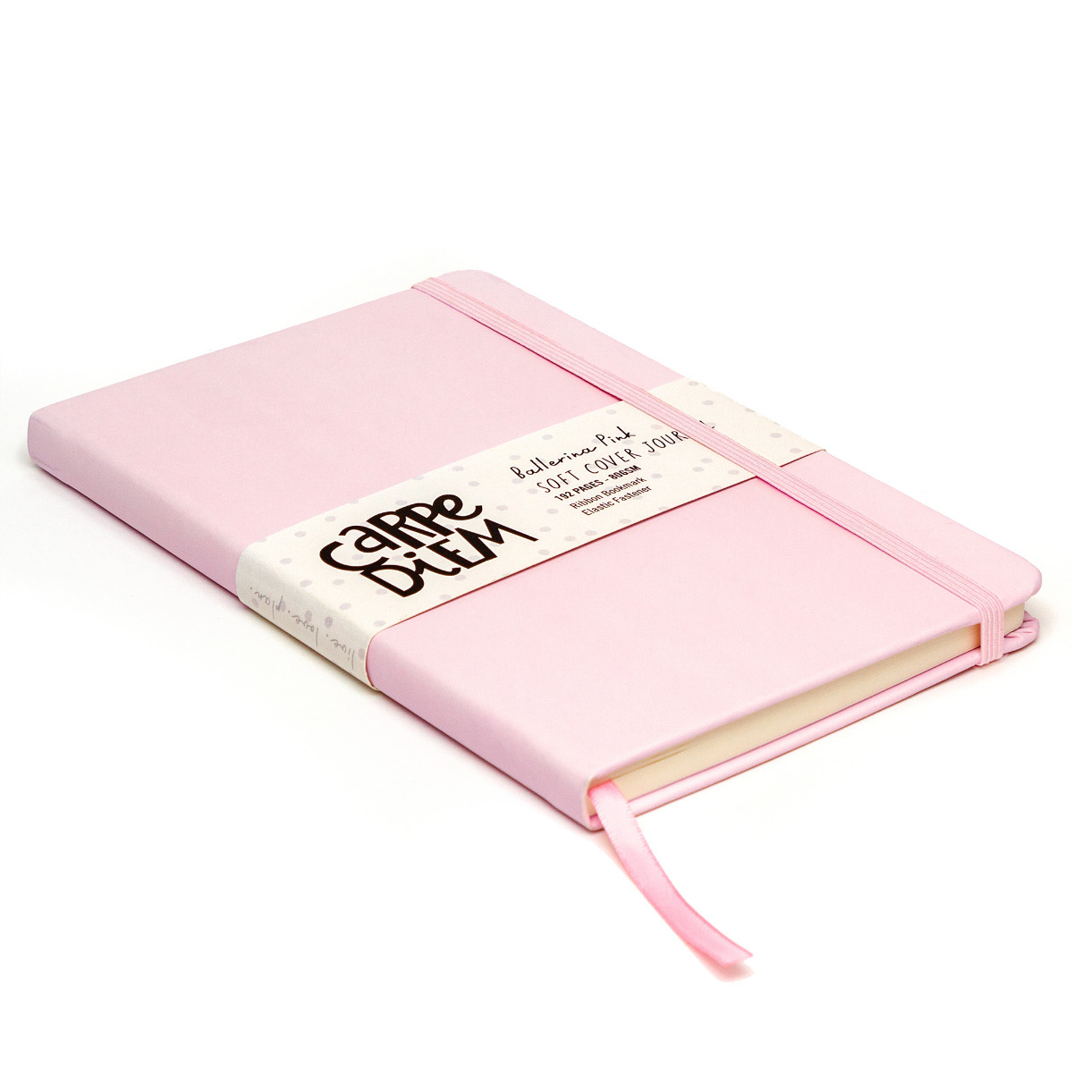 Carpe Diem Soft Cover Journal - Ballerina Pink