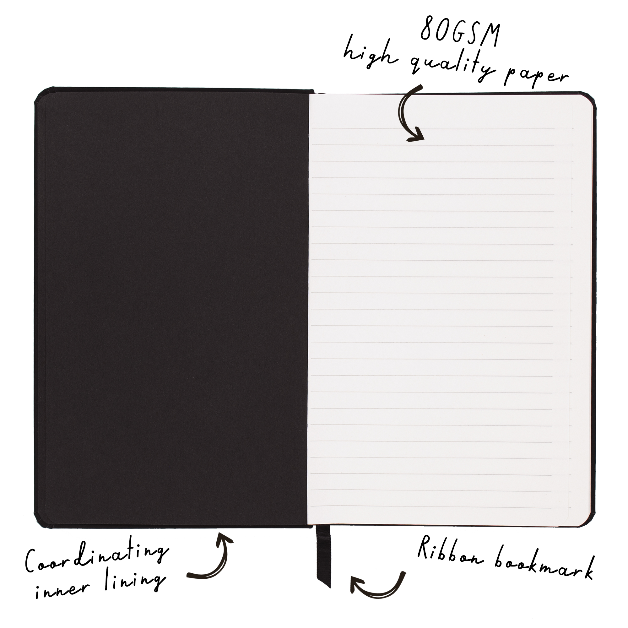 Carpe Diem Soft Cover Journal - Black