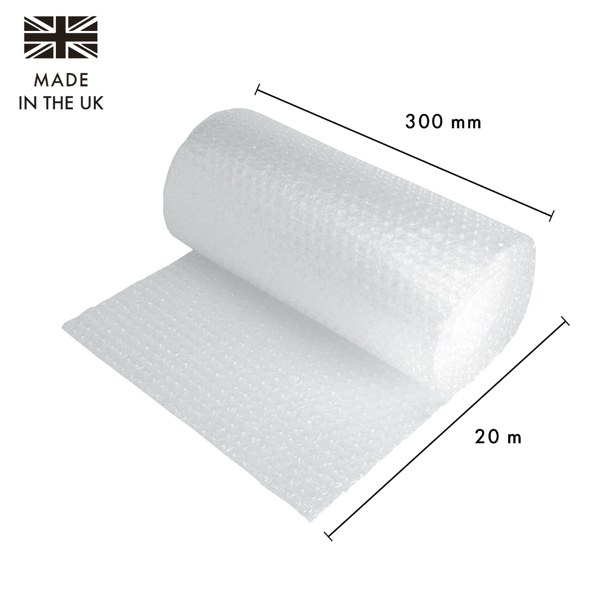 Pukka Post & Packaging Bubble Wrap - 300mm x 20m