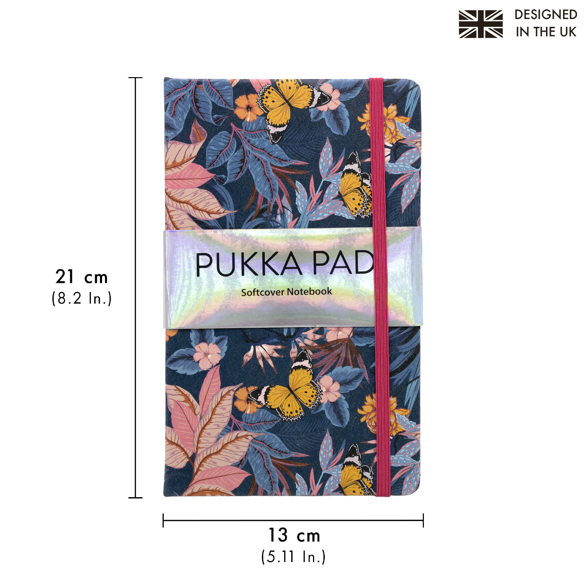 Pukka Bloom Softcover Notebook Blue (Pack Of 3 - View #8
