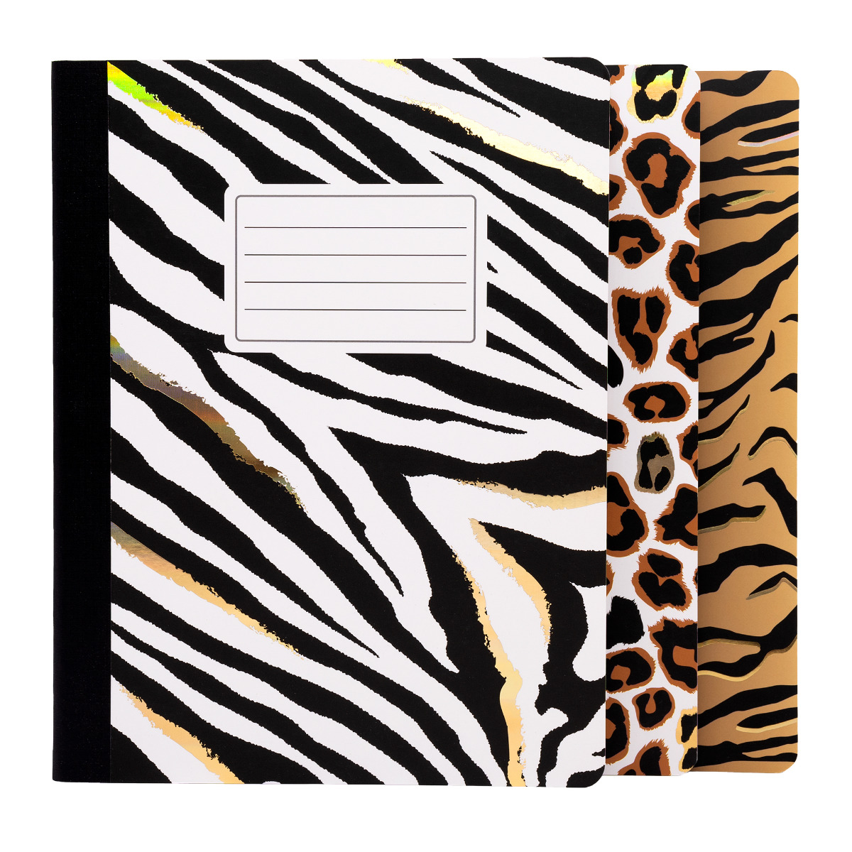Pukka Pads Wild Lined Composition Book - Assorted Pack of 3