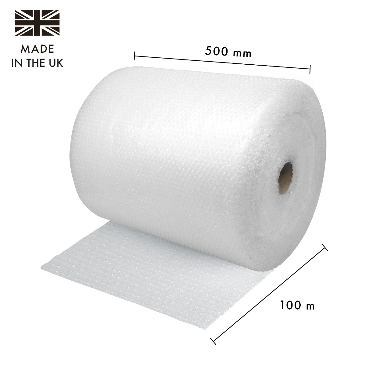 Protective Bubble Wrap 500mm x 100m - Pukka Post & Packaging
