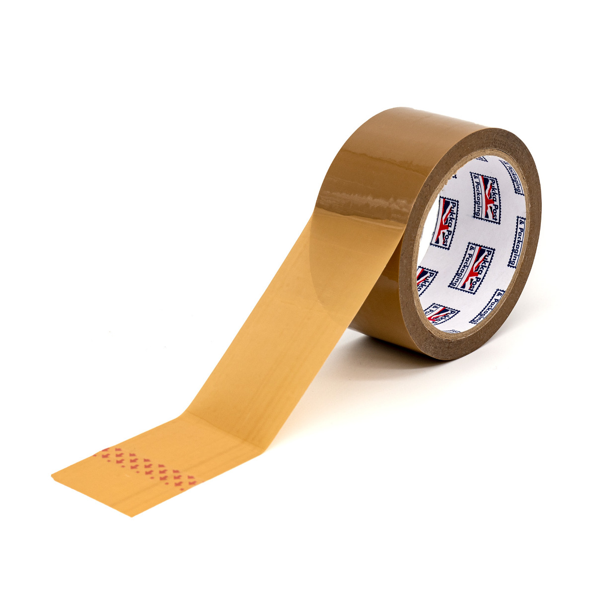 Pukka Post & Packaging Brown Parcel Tape - 48mm x 66m 6 pack