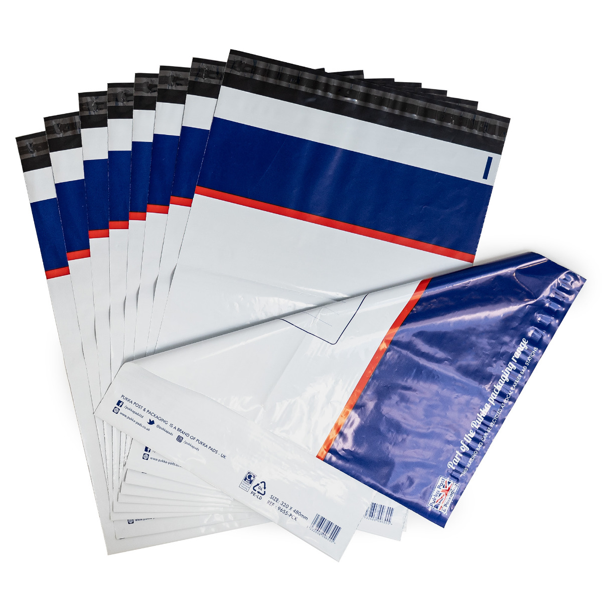 Pukka Post & Packaging Poly Mailer Size 4 - 320mm x 440mm x 40mm depth - Pack of 10