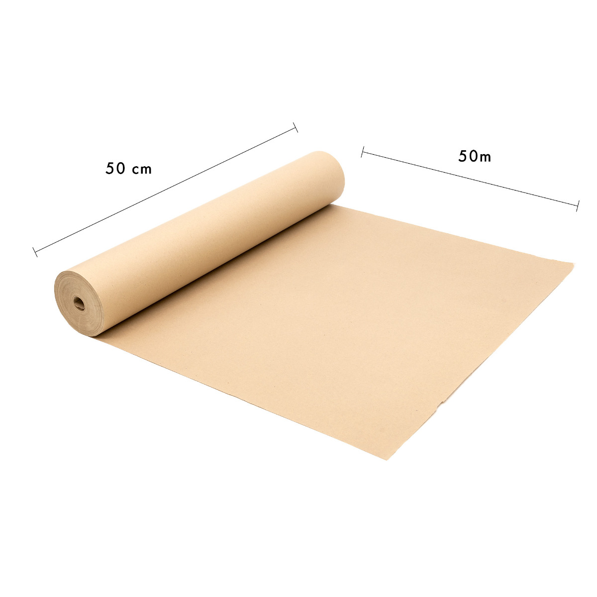 Wod Tape Brown Kraft Paper Roll - 24 inch x 1000 Feet - Made in USA for Packaging Moving Storage Kpn-40