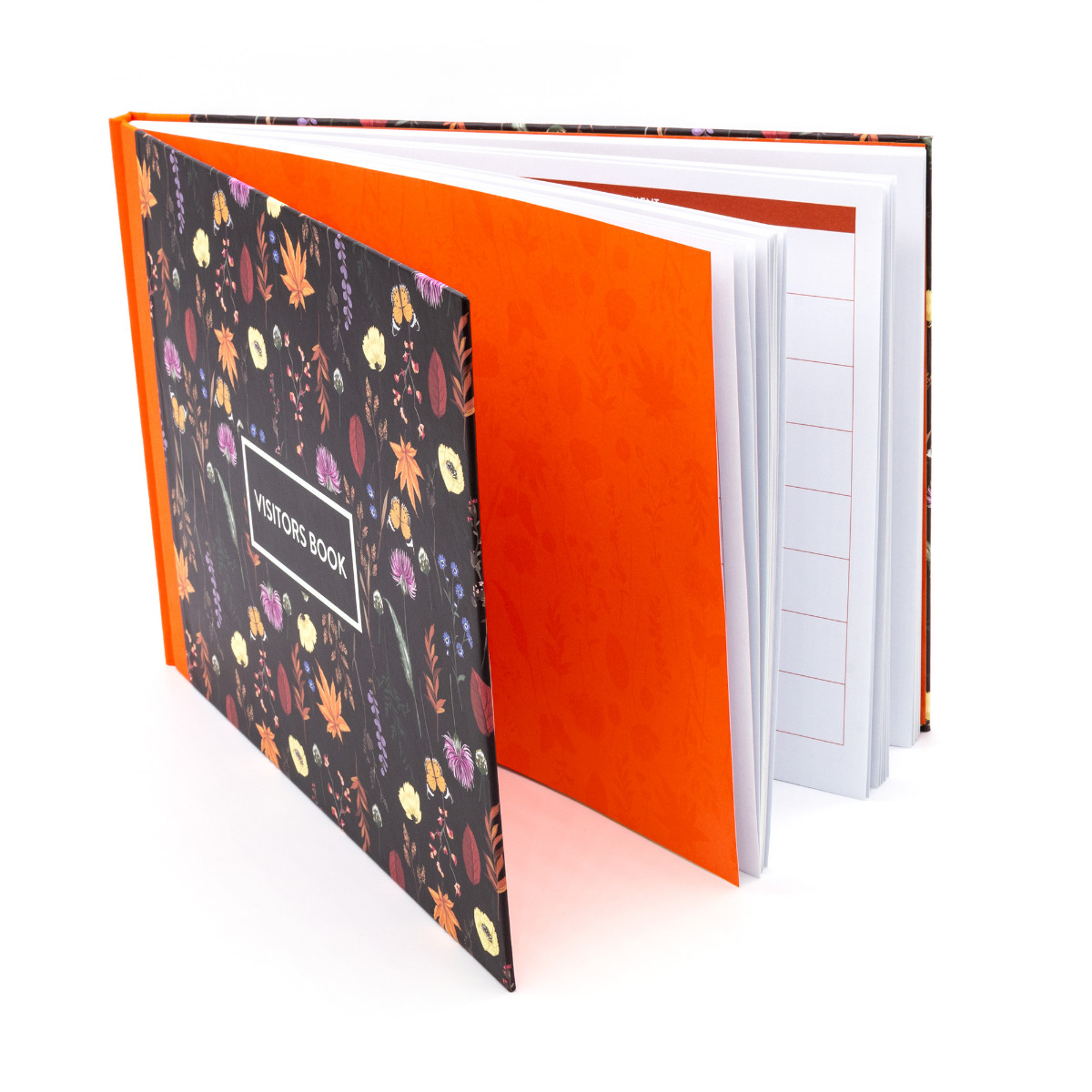 Pukka Pads Bloom Visitors Book in Black