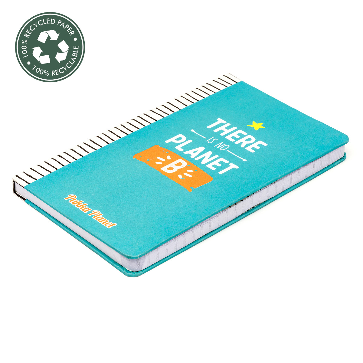 Pukka Planet A5 Lined Soft Cover Notebook "There Is No Planet B”