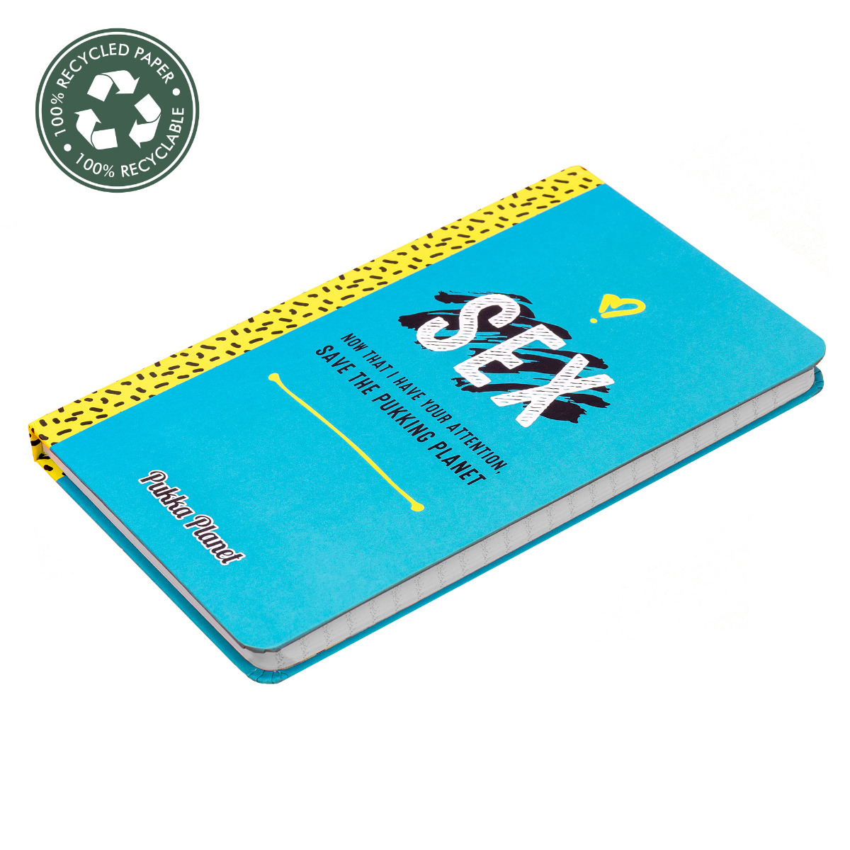 Pukka Planet A5 Lined Soft Cover Notebook "Now I Have Your Attention”