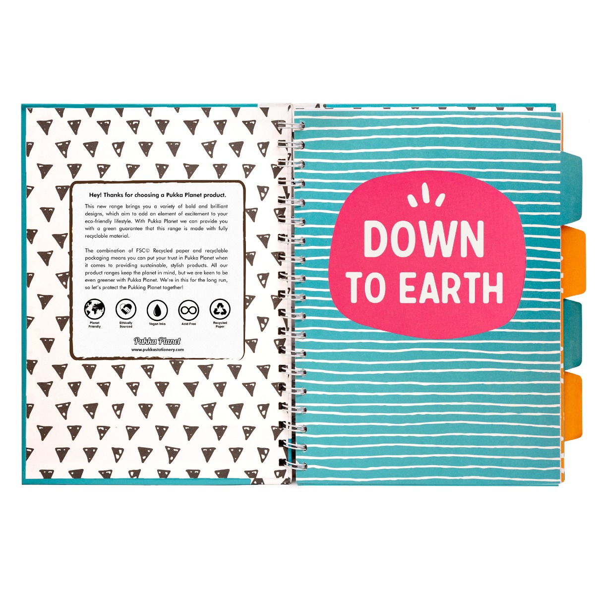 Pukka Planet Muted B5 Hardcover Project Book - Pack of 2